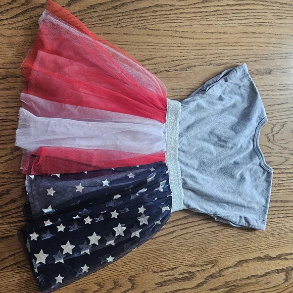 LoL Girls' Starry Dress with Tulle Skirt Xs - Picture 2 of 5